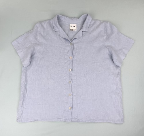 Flax 100 linen women blue - flax, 100%