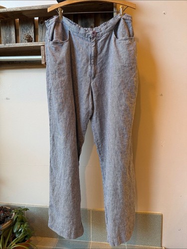 Flax linen pants large - flax,
